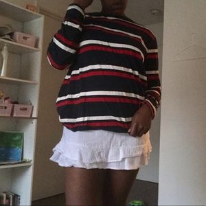 Red, white, and blue long sleeve